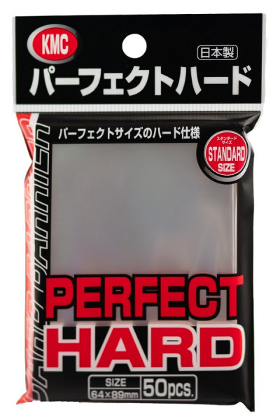 KMC Standard Perfect Hard Sleeves - 50 Sleeves