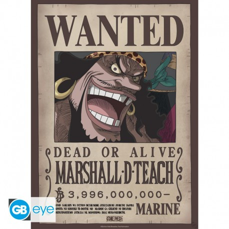 [POSTER] One Piece - Poster Chibi 52x38 - Wanted Blackbeard Wano