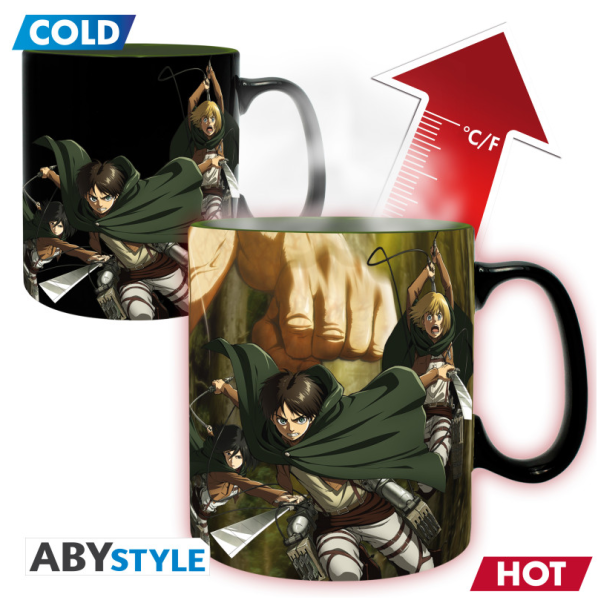 Attack On Titan - Mug Heat Change - 460 ml
