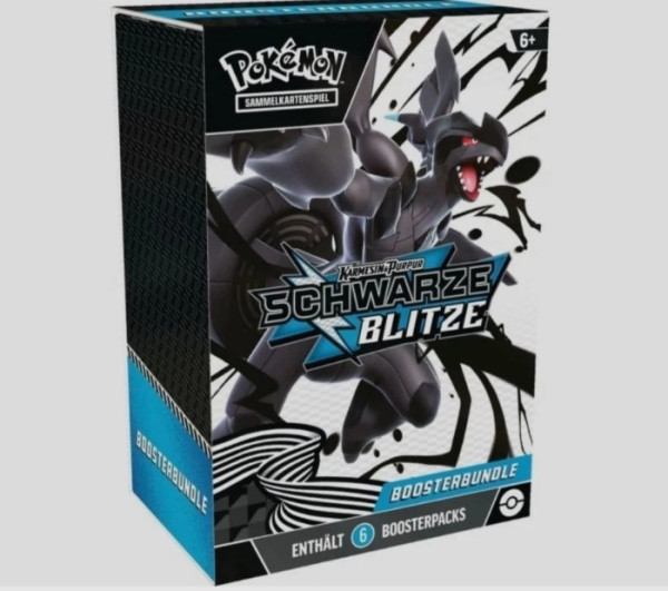 [DEU] Pokemon - Karmesin & Purpur - Schwarze Blitze Boosterbundle