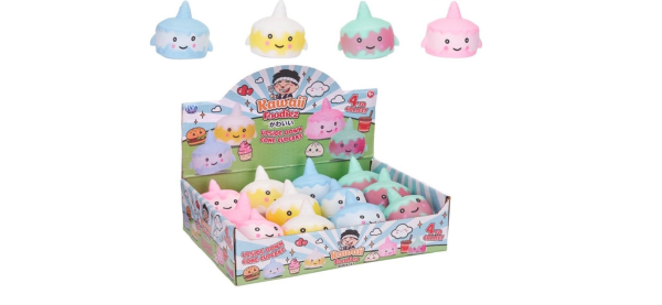 Kawaii Foodiez Squishy Upside Down Cone Cupcake 8cm 4 sortiert