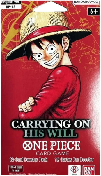 [ENG] One Piece - Carrying on his will - OP13 - Sleeved Booster Pack