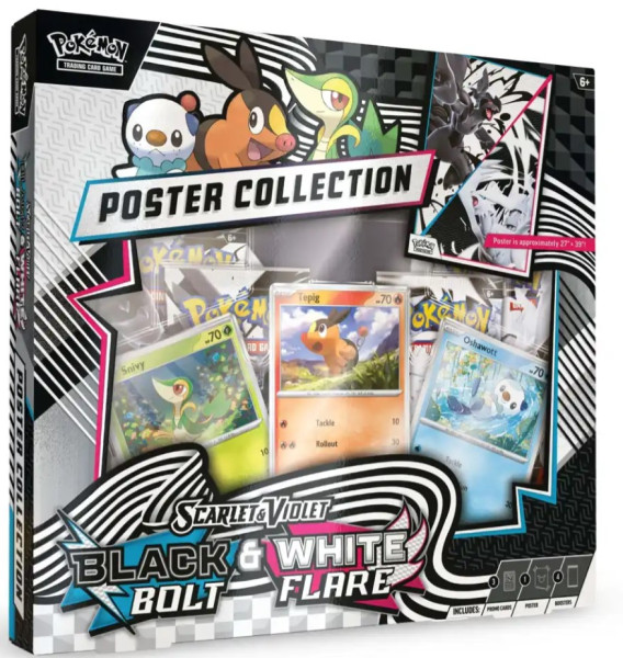 [ENG] Pokemon - Scarlet & Violet - Black Bolt & White Flare Poster Collection