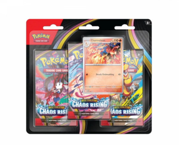 [ENG] Pokemon Mega Evolution Chaos Rising 3 Pack Blister