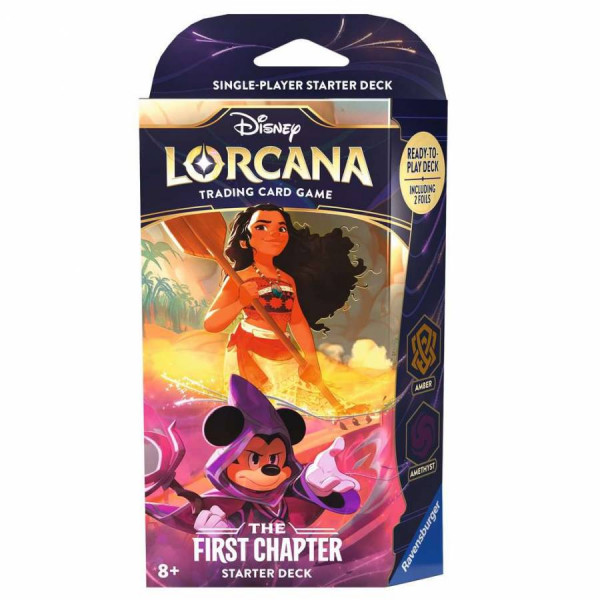 Disney Lorcana: Das Erste Kapitel - Starter Deck Saphir und Stahl ENG