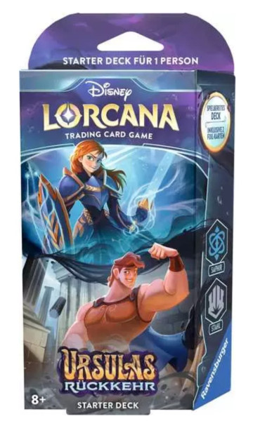 [DEU] Disney Lorcana - Ursulas Rückkehr - Saphir - Starterdeck