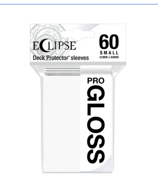 [Zubehör] Ultra Pro Gloss Eclipse Small 60 62x89mm Sleeves Arctic White