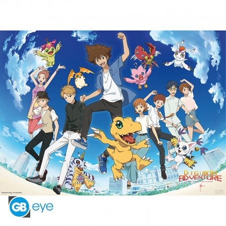 [POSTER] Digimon - Poster Chibi 52x38 - Last Evolution Kizuna