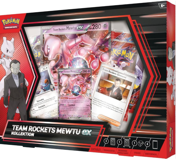 [DEU] Pokemon Team Rocket Mewtwo ex Kollektion