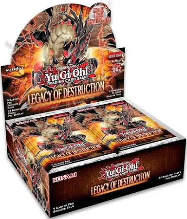 Yu-Gi-Oh! Legacy of Destruction 1st Edition Display - DE