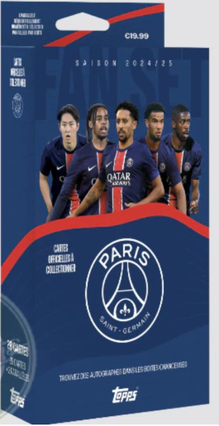 [ENG] 2024/25 Topps Paris Saint-Germain Soccer Fan Set