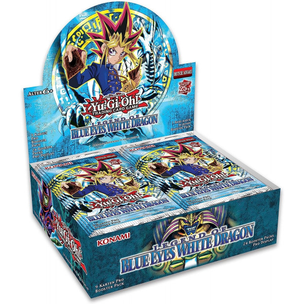 Yu-Gi-Oh! Legend of Blue-Eyes White Dragon 25th Anniversary Booster Display - Englisch