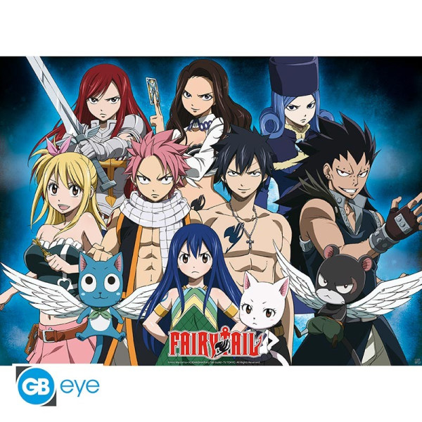 [POSTER] Fairy Tail - Poster Chibi 52x38 - Group