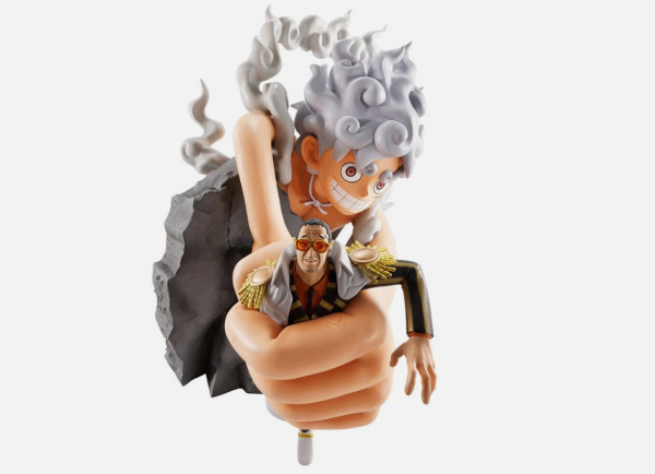 One Piece Monkey D Luffy Gear 5 vs Borsalino Burst of Energy Ichibansho figure 22cm