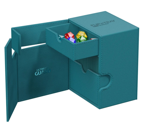 [Zubehör] Ultimate Guard FlipnTray 133+ Xenoskin Deckbox PEtrol