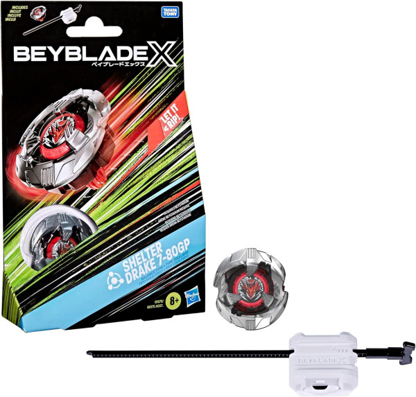 Beyblade X Shelter Drake 7-80GP BX Starter Pack Kreisel und Starter