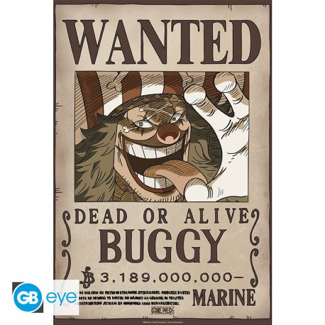 [POSTER] One Piece - Poster Chibi 52x38 - Wanted Buggy Wano