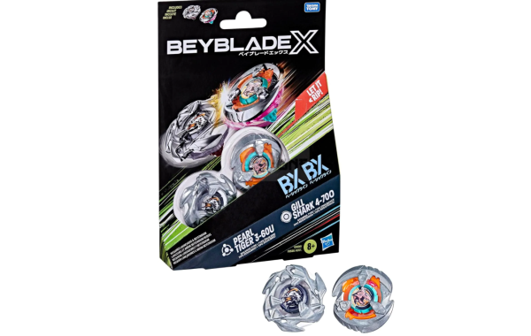 Beyblade X - Gill Shark 4-70O & Pearl Tiger 3-60U Dual Pack