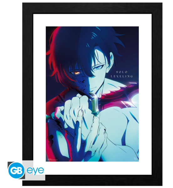 [POSTER] Solo Leveling - Framed print "Jinwoo" (30x40)