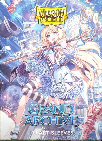 [Zubehör] Dragon Shield Grand Archive Sleeves Alice Golden Queen 100er Standard Kartenschutz Matte D