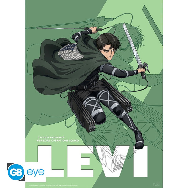 [POSTER] Attack on Titan - Poster Chibi 52x38 - S4 Levi