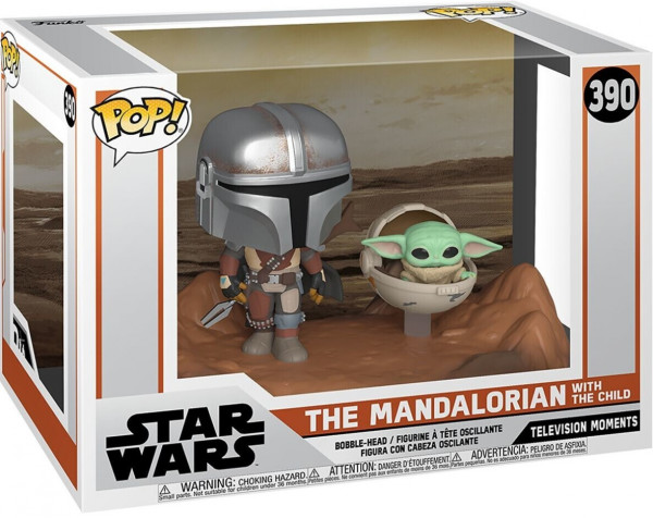 Funko Pop! Star Wars The Mandalorian with Child 390