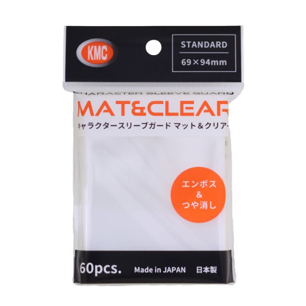 [Zubehör] KMC Outer Sleeves Mat & Clear 60 Stück