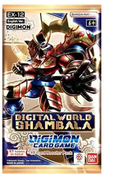 [ENG] Digimon Card Game Digital World Shambala- EX-12 Extra Booster Pack