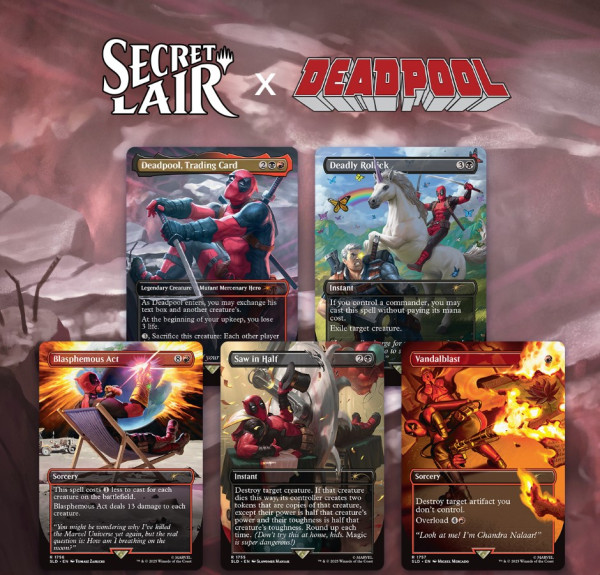 Magic the Gathering - Secret Lair Marvel Deadpool